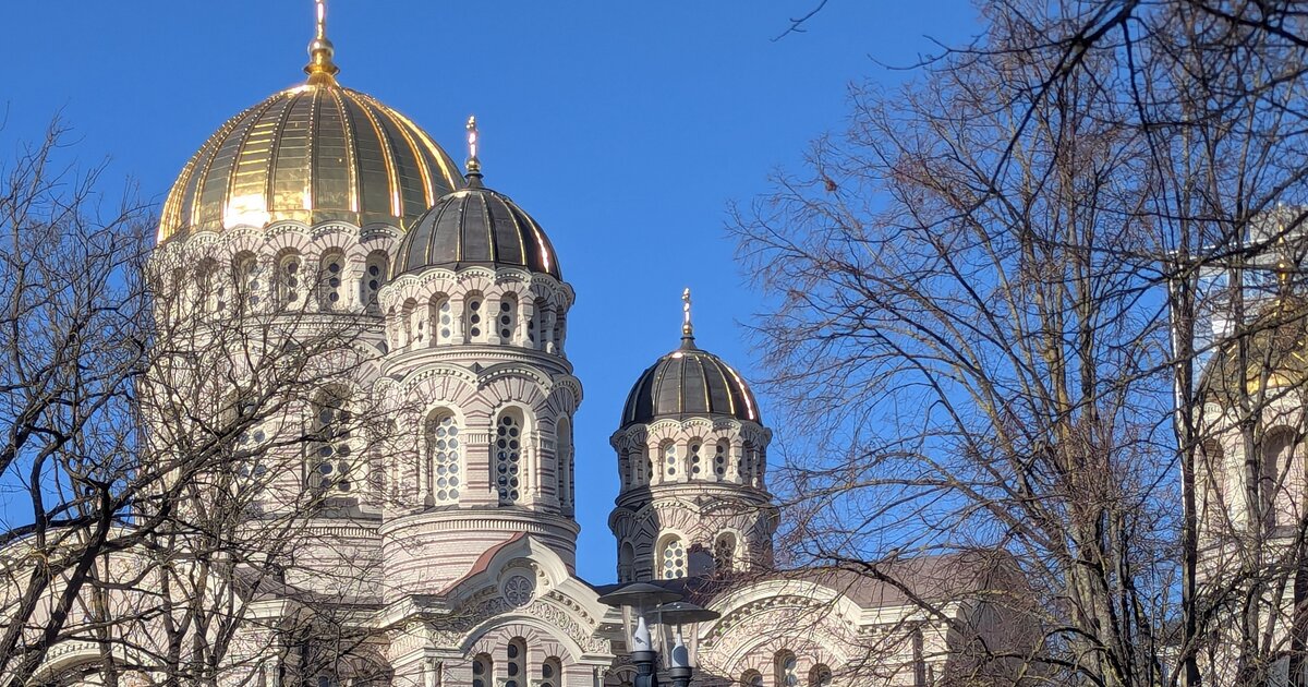 The Nativity of Christ Cathedral, Riga — Latvia's largest Orthodox church.