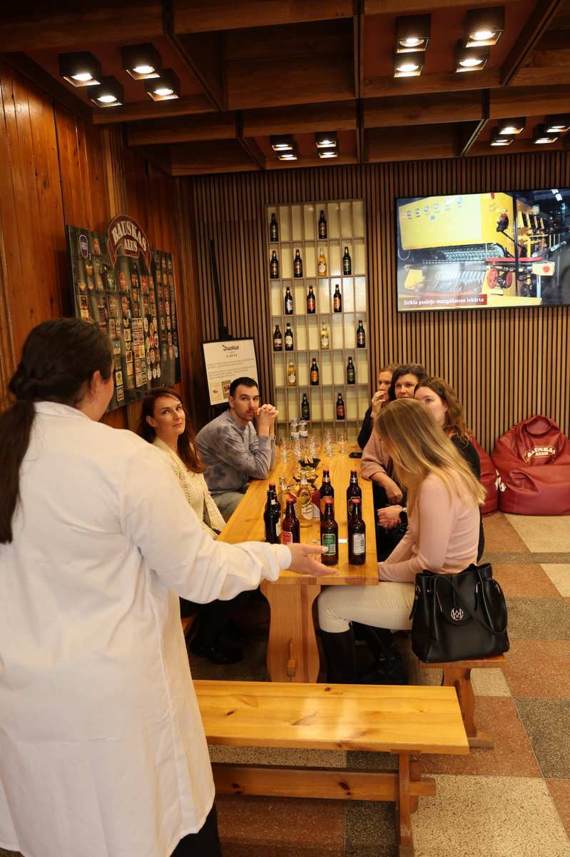 Craft beer tasting at Bauskas Alus brewery